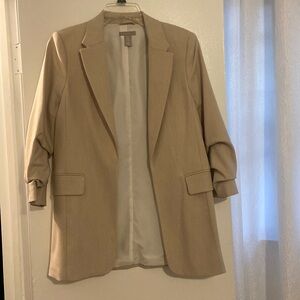 H&M cream blazer